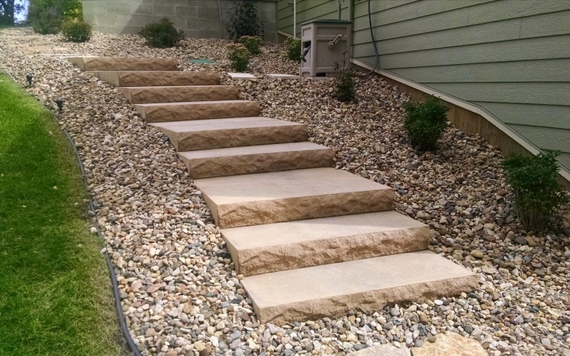 Landscaping, Paver, Stamped Concrete Patio, Retaining Walls Design and Installation in Rochester, Mn Area