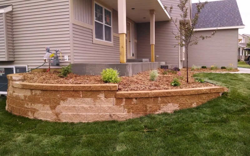 Landscaping, Paver, Stamped Concrete Patio, Retaining Walls Design and Installation in Rochester, Mn Area