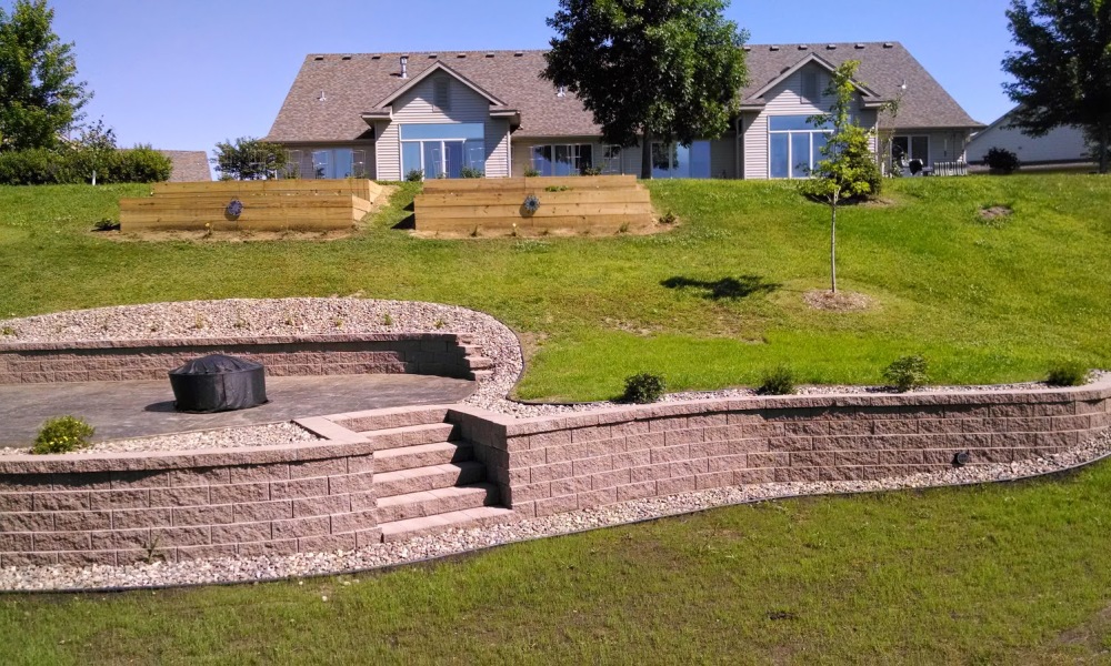 Retaining Wall Design and Installation Services in Rochester Mn