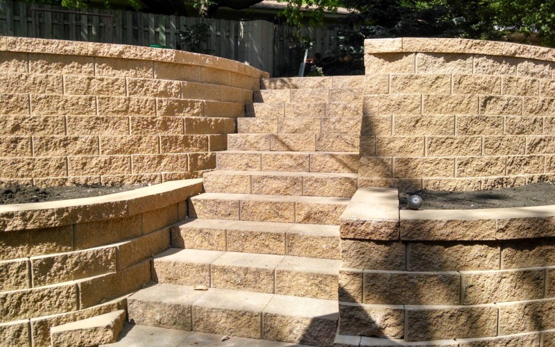 Landscaping, Paver, Stamped Concrete Patio, Retaining Walls Design and Installation in Rochester, Mn Area