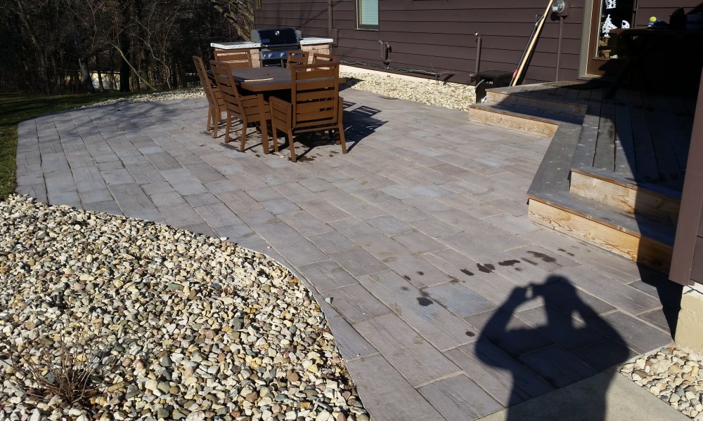 Paver, Stamped Concrete Patio Design and Installation in Rochester, Mn Area