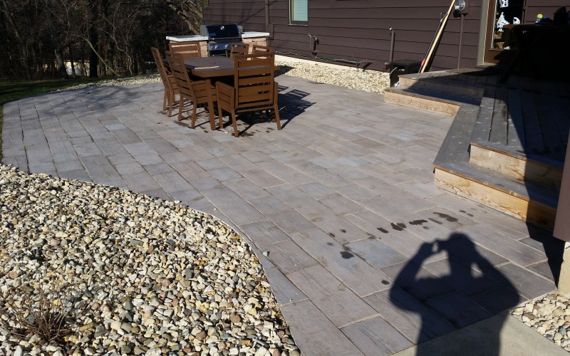 Paver, Stamped Concrete Patio Design and Installation in Rochester, Mn Area