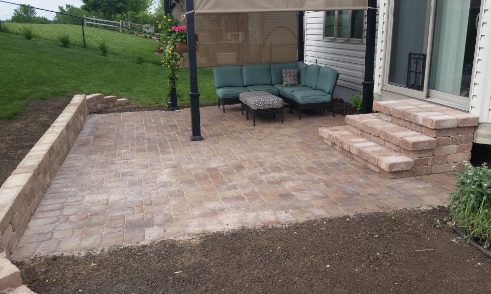 Premium landscaping project in Rochester MN